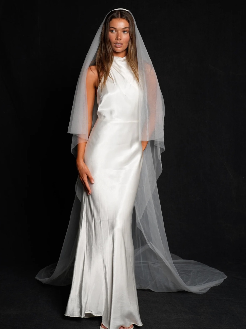 Galia Lahav Cathedral Veil with Blusher